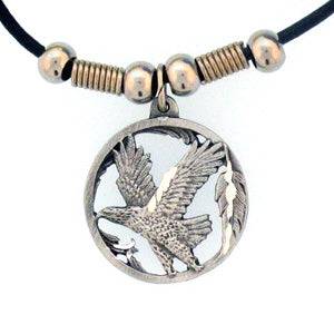 Earth Spirit Necklace - Flying Eagle (SSKG) - 757 Sports Collectibles