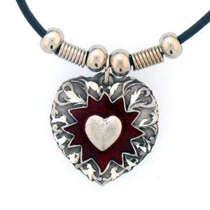 Earth Spirit Necklace - Exploding Heart (SSKG) - 757 Sports Collectibles