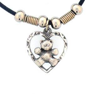 Earth Spirit Necklace - Teddy Bear (SSKG) - 757 Sports Collectibles