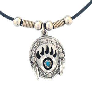 Earth Spirit Necklace - Bear Claw & Stone (SSKG) - 757 Sports Collectibles