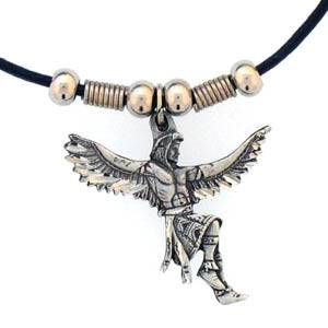 Earth Spirit Necklace - Indian Dancer (SSKG) - 757 Sports Collectibles