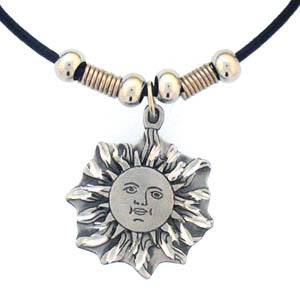 Earth Spirit Necklace - Sun Face (SSKG) - 757 Sports Collectibles