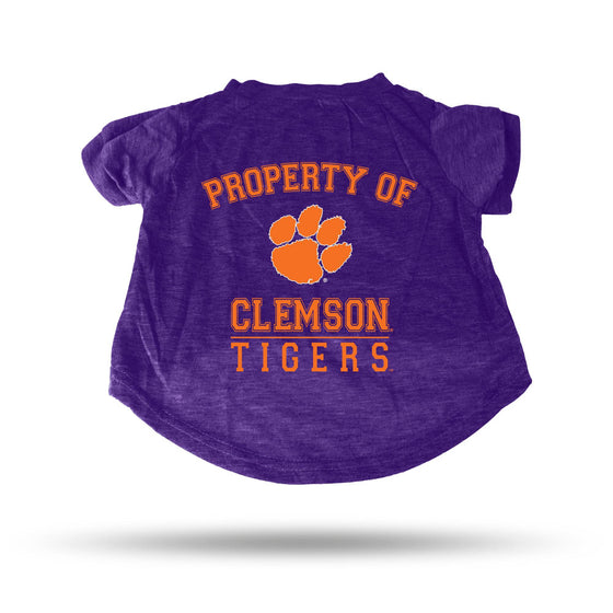 CLEMSON Tigers PURPLE PET T-SHIRT - MEDIUM (Rico) - 757 Sports Collectibles