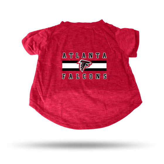 Atlanta FALCONS RED PET T-SHIRT - LARGE (Rico) - 757 Sports Collectibles