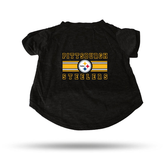 Pittsburgh STEELERS BLACK PET T-SHIRT - SMALL (Rico) - 757 Sports Collectibles