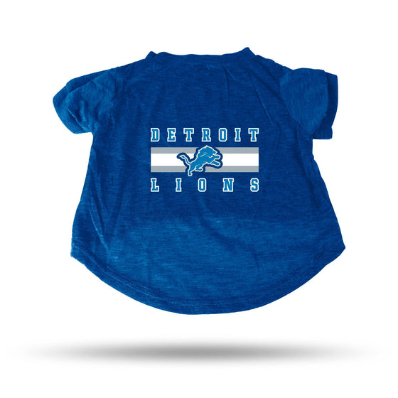 Detroit LIONS ROYAL PET T-SHIRT - LARGE (Rico) - 757 Sports Collectibles