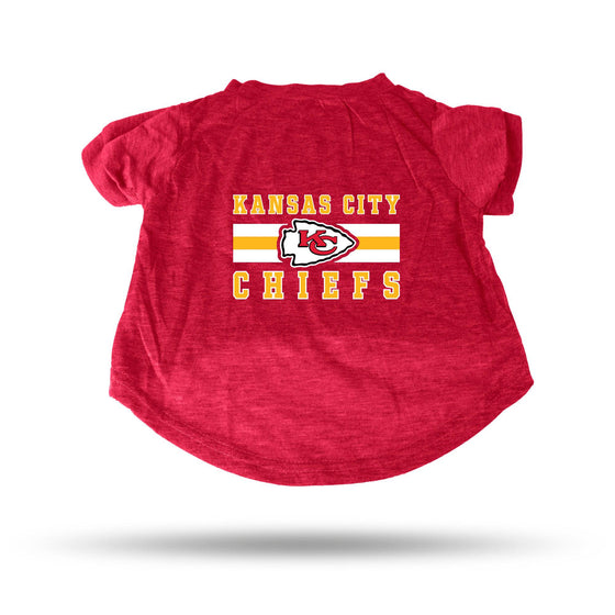 CHIEFS RED PET T-SHIRT - MEDIUM (Rico) - 757 Sports Collectibles