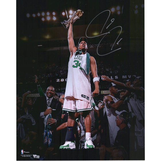 Boston Celtics Paul Pierce NBA Finals Champions Signed Autograph 16x20 Photo - Fanatics COA - 757 Sports Collectibles
