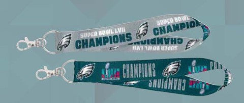 Philadelphia Eagles Super Bowl LVII Key Chain Wrist Lanyard