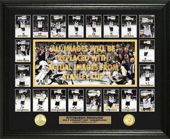 Pittsburgh Penguins Stanley Cup Champions Memorable Moment Bronze Coin Photo Mint (HM) - 757 Sports Collectibles