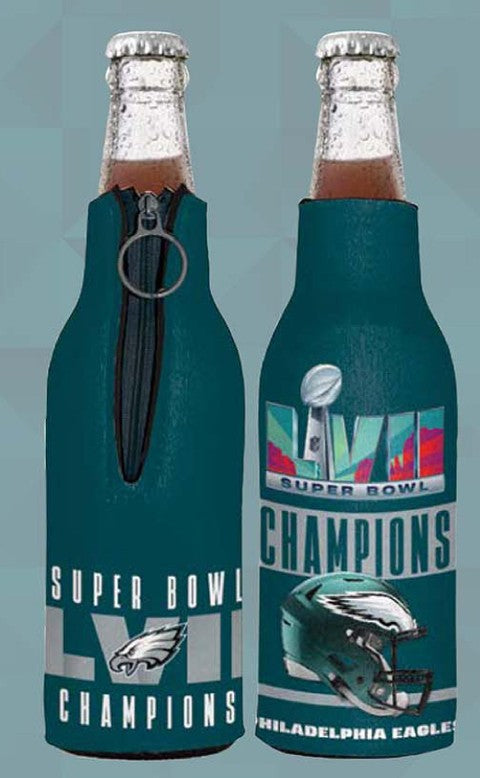 Philadelphia Eagles Super Bowl LVII Zipper Bottle Cooler Hugger