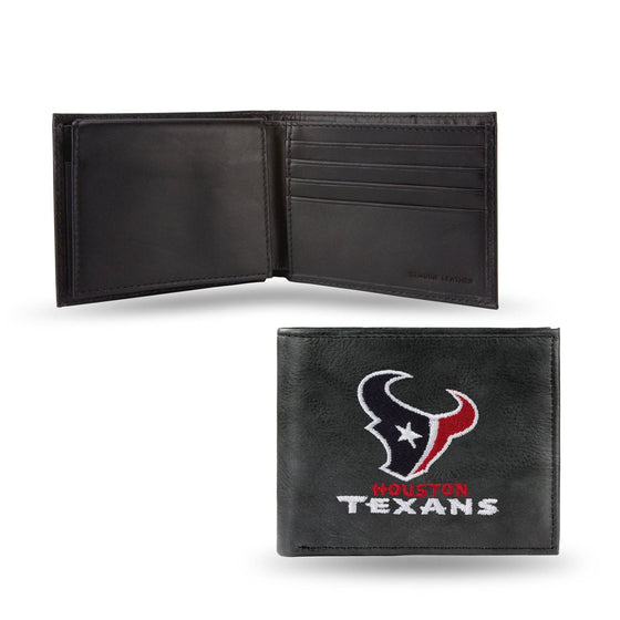 HOUSTON TEXANS EMBROIDERED BILLFOLD (Rico) - 757 Sports Collectibles