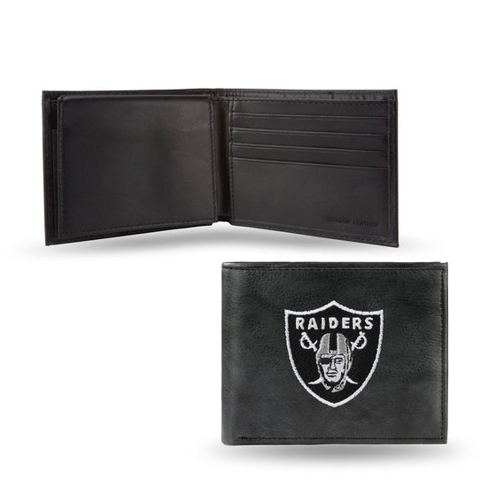 OAKLAND RAIDERS EMBROIDERED BILLFOLD (Rico) - 757 Sports Collectibles