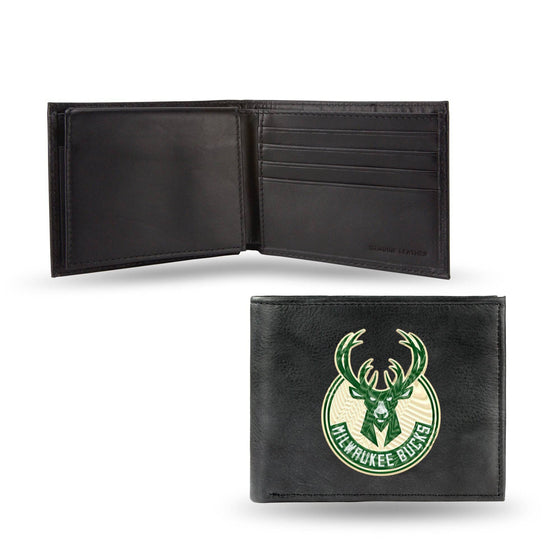 MILWAUKEE BUCKS EMBROIDERED BILLFOLD (Rico) - 757 Sports Collectibles