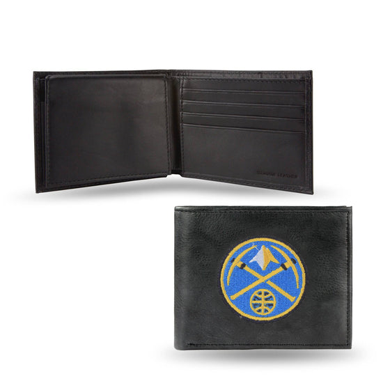 DENVER NUGGETS EMBROIDERY BILLFOLD (Rico) - 757 Sports Collectibles