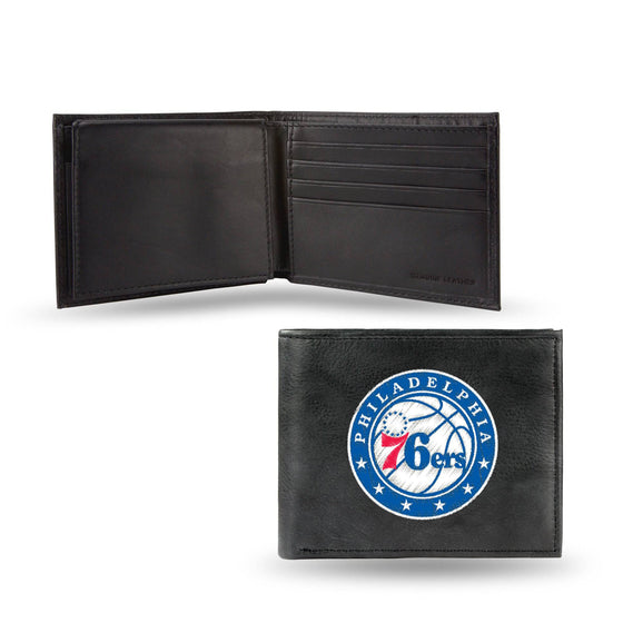 PHILADELPHIA 76ERS EMBROIDERED BILLFOLD (Rico) - 757 Sports Collectibles