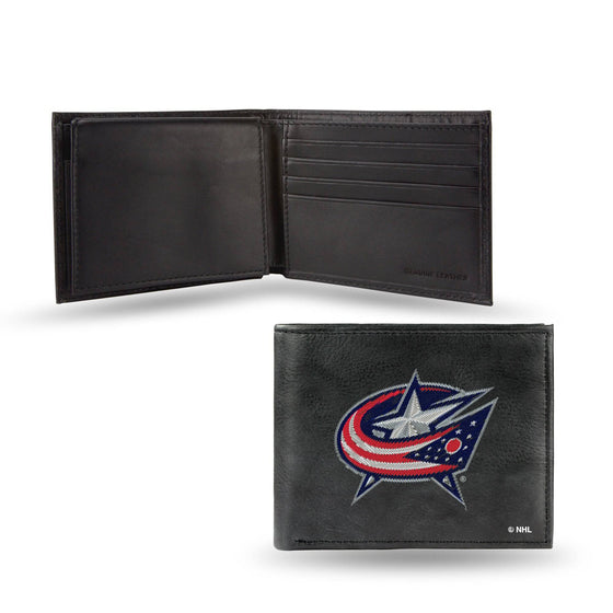 COLUMBUS BLUE JACKETS EMBROIDERED BILFLD (Rico) - 757 Sports Collectibles