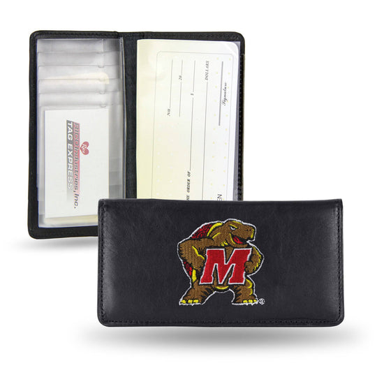 UNIVERSITY/MARYLAND EMBROIDERED CHECKBK (Rico) - 757 Sports Collectibles