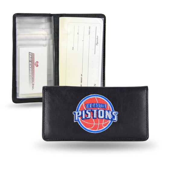 DETROIT PISTONS EMBROIDERED CHECKBOOK (Rico) - 757 Sports Collectibles