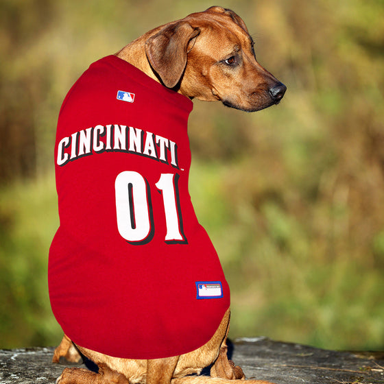 Cincinnati Reds Dog Jersey Pets First - 757 Sports Collectibles