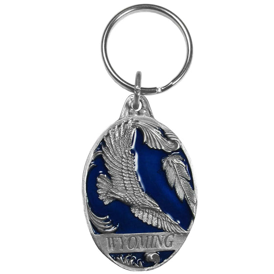 Wyoming Eagle Key Chain (SSKG) - 757 Sports Collectibles