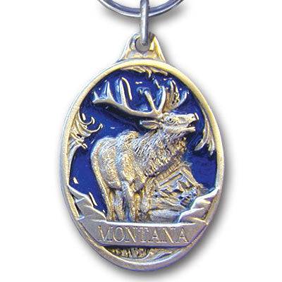 Key Ring - Montana Elk (SSKG) - 757 Sports Collectibles