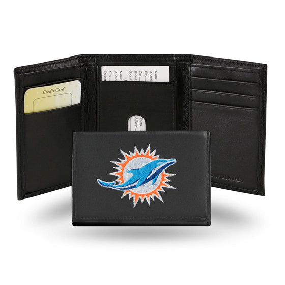 Miami DOLPHINS EMBROIDERED TRIFOLD (Rico) - 757 Sports Collectibles