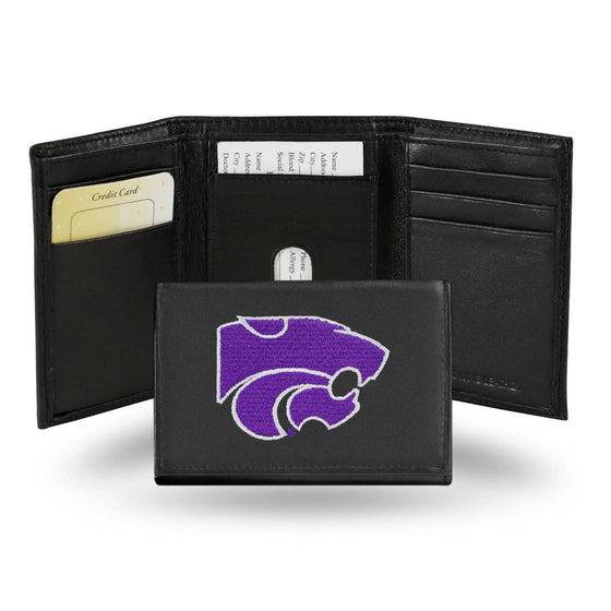 KANSAS STATE EMBROIDERED TRIFOLD (Rico) - 757 Sports Collectibles