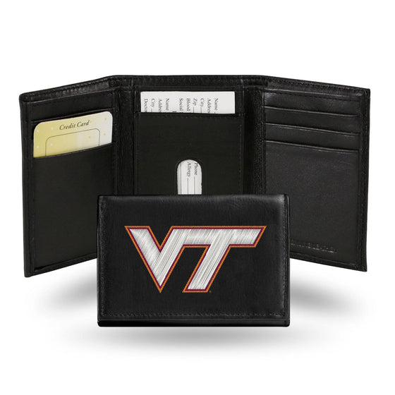 VIRGINIA TECH VT Hokies EMBROIDERED TRI-FOLD (Rico) - 757 Sports Collectibles