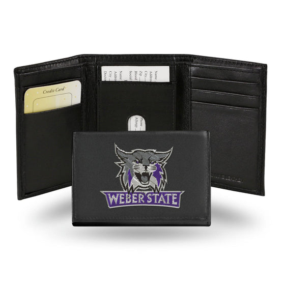 WEBER STATE EMBROIDERED TRIFOLD (Rico) - 757 Sports Collectibles