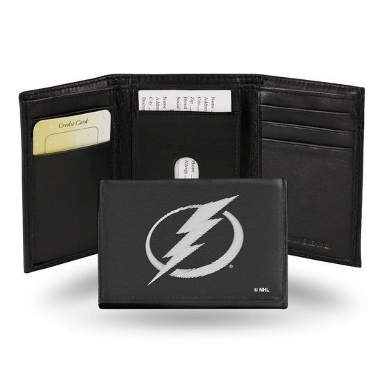 TAMPA BAY LIGHTNING EMBROIDERED TRIFOLD (Rico) - 757 Sports Collectibles