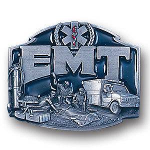 EMT Enameled Belt Buckle (SSKG) - 757 Sports Collectibles