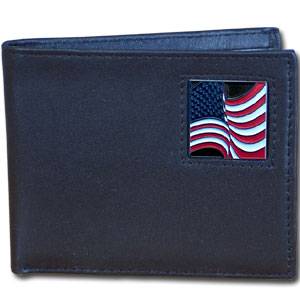 Bi-fold Wallet - American Flag (SSKG) - 757 Sports Collectibles