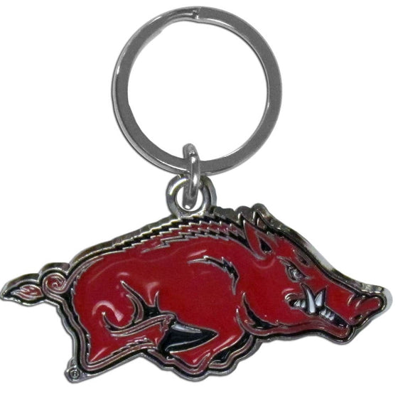 Arkansas Razorbacks Enameled Key Chain (SSKG) - 757 Sports Collectibles