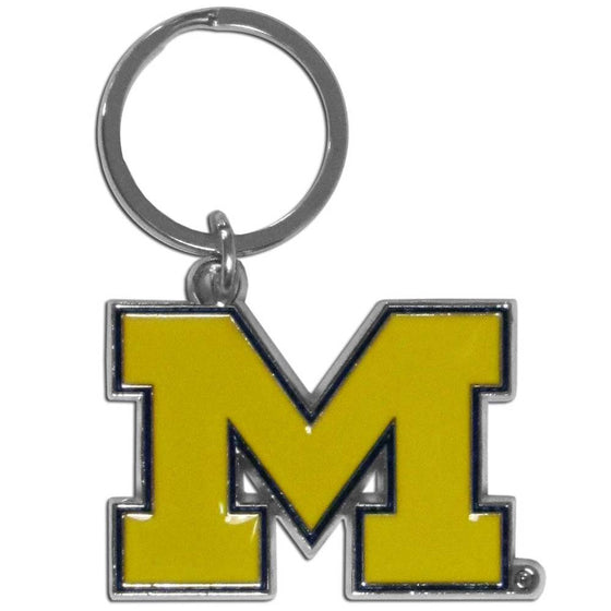 Michigan Wolverines Enameled Key Chain (SSKG) - 757 Sports Collectibles