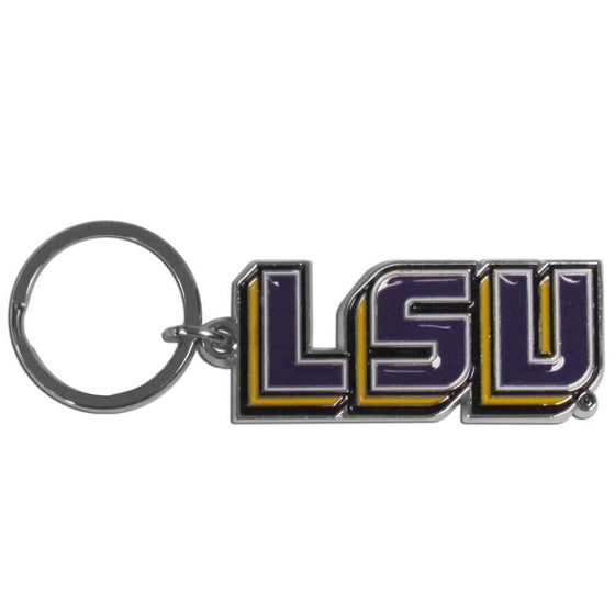 LSU Tigers Enameled Key Chain (SSKG) - 757 Sports Collectibles