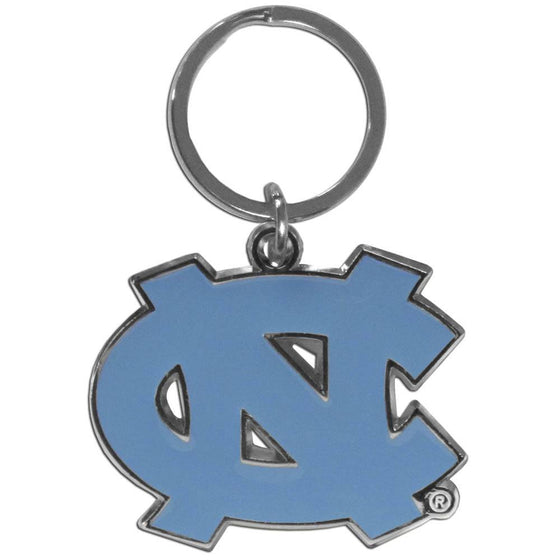 N. Carolina Tar Heels Enameled Key Chain (SSKG) - 757 Sports Collectibles