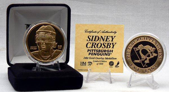 Pittsburgh Penguins Sidney Crosby 24KT Gold Coin (HM) - 757 Sports Collectibles