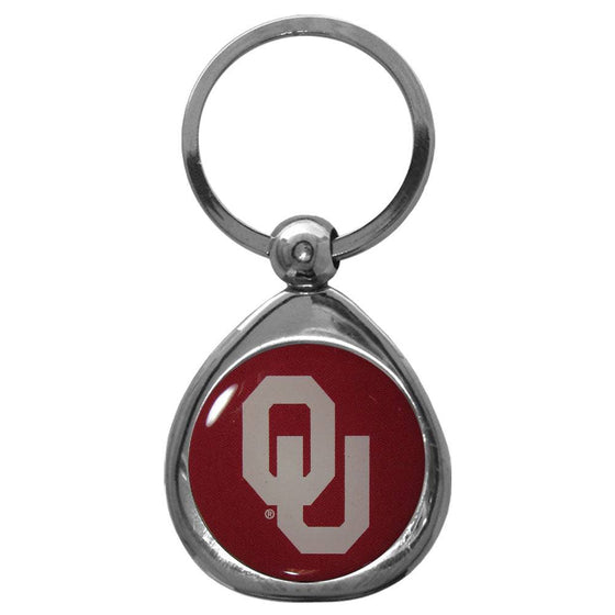 Oklahoma Sooners Chrome Key Chain (SSKG) - 757 Sports Collectibles
