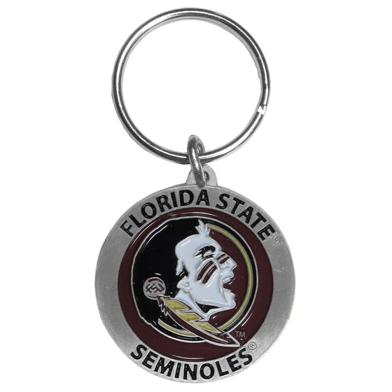 Florida St. Seminoles Carved Metal Key Chain (SSKG) - 757 Sports Collectibles