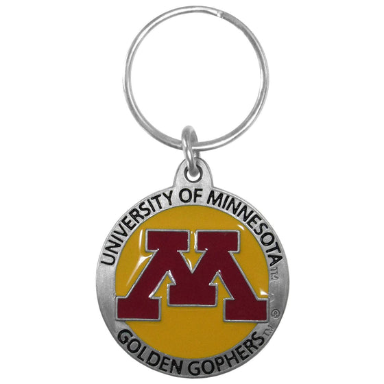 Minnesota Golden Gophers Carved Metal Key Chain (SSKG) - 757 Sports Collectibles