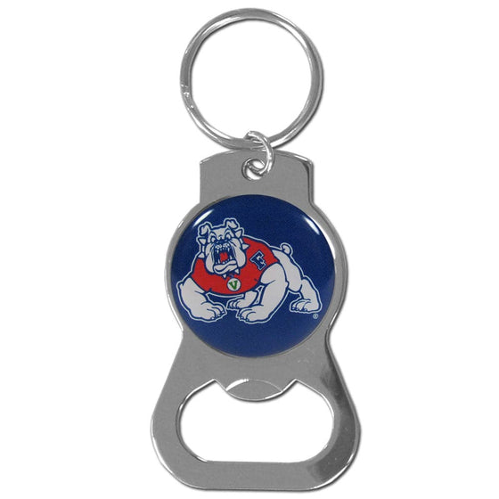 Fresno St. Bulldogs Bottle Opener Key Chain (SSKG) - 757 Sports Collectibles