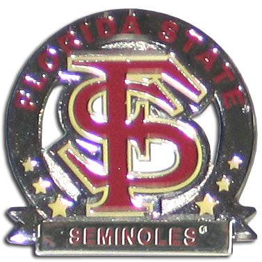 Florida St. Seminoles Glossy Team Pin (SSKG) - 757 Sports Collectibles