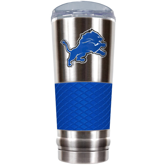 Detroit Lions "Yeti-Like" Stainless Steel 24 oz Draft Tumbler Blue Wrap