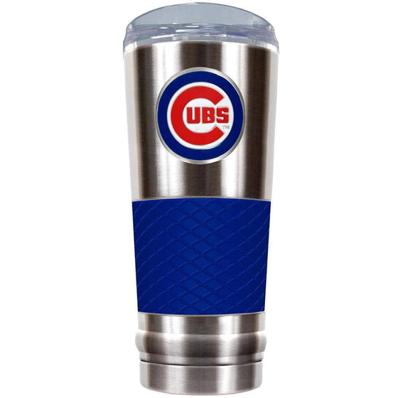 The "Draft" "Yeti Like" 24 oz Vacuum Insulated Stainless Steel Beverage Cup - Chicago Cubs (Blue) - 757 Sports Collectibles