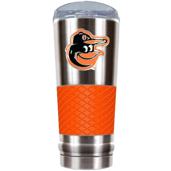 The "Draft" "Yeti Like" 24 oz Vacuum Insulated Stainless Steel Beverage Cup - Baltimore Orioles (Orange) - 757 Sports Collectibles