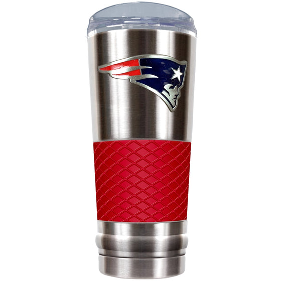 New England Patriots Draft "Yeti-Like" Vacuum Sealed Stainless Steel with red band