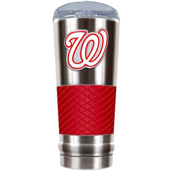 The "Draft" "Yeti Like" 24 oz Vacuum Insulated Stainless Steel Beverage Cup - Washington Nationals (Red) - 757 Sports Collectibles