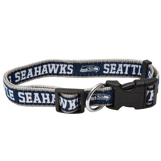 Seattle Seahawks NFL Dog Collar Pets First