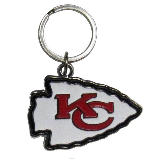 Kansas City Chiefs Enameled Key Chain (SSKG) - 757 Sports Collectibles